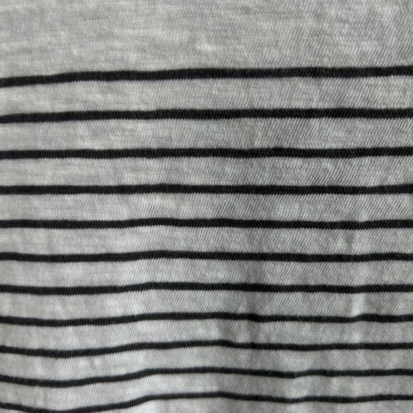 White Label The White Company Breton Striped Open Keyhole Back Top Size 2 - Picture 7 of 9